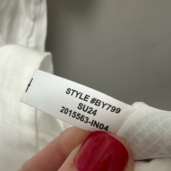 NWT! J. Crew Bungalow Linen Popover Dress V-Neck. XXS #BY799 - Picture 5 of 6